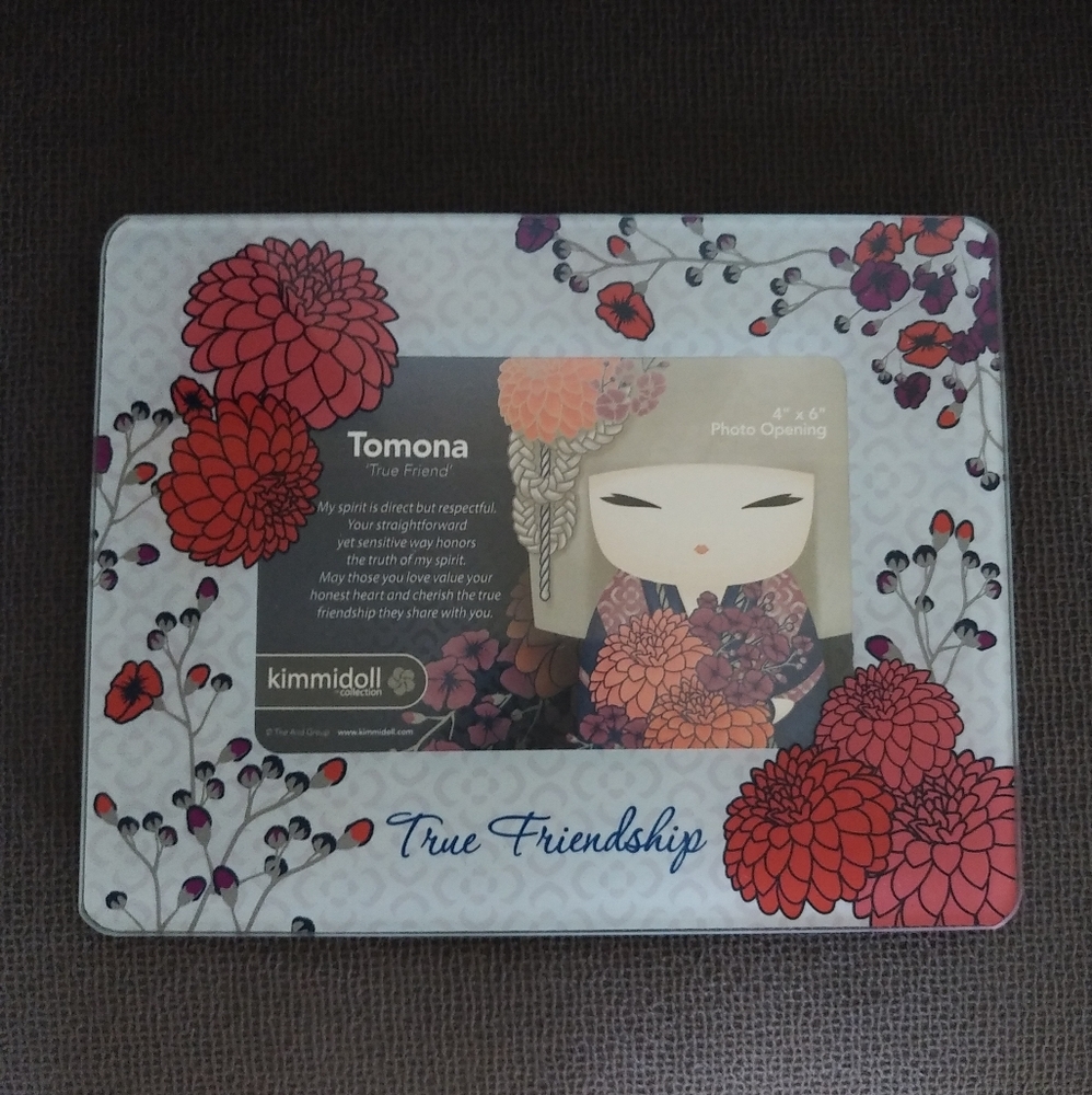 ✨️HP✨️ Kimmidoll👘 Collection Glass 4" x 6" Picture Frame - Picture 3 of 8